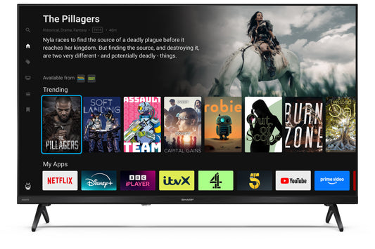 Sharp 1T-C32HE2245KB HDR TV - Black