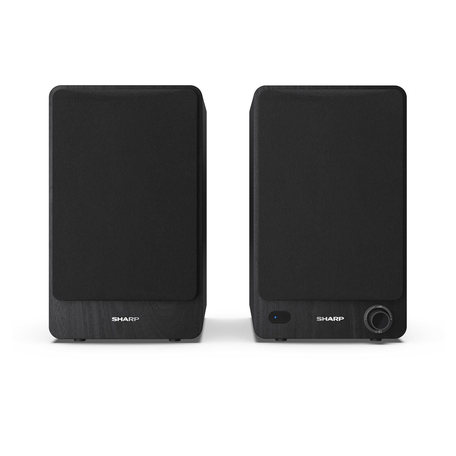 Sharp CP-SS30 BK Pair of Wireless Bookshelf Speakers - Black