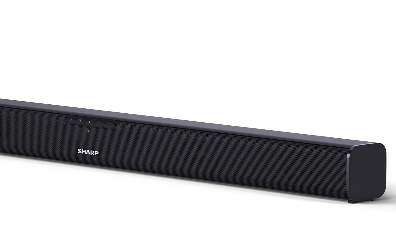 Sharp HT-SB110 Wireless 2ch 90W Slim Bluetooth Soundbar - Black
