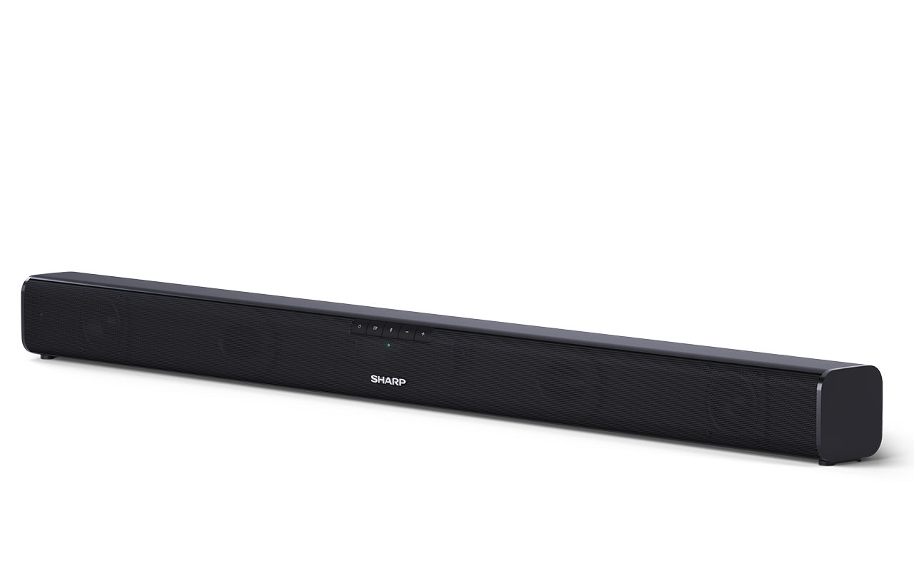 Sharp HT-SB110 Wireless 2ch 90W Slim Bluetooth Soundbar - Black