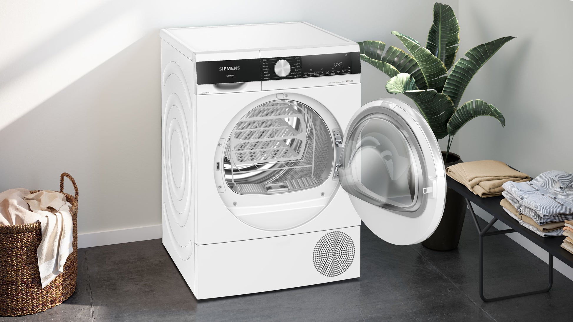 Siemens WQ45G202GB 9kg Heat Pump Tumble Dryer - White