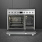 Smeg C92IMX2 81.3cm Electric Rangecooker with Double Oven and Induction Hob - Stainless steel
