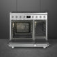 Smeg C92IMX2 81.3cm Electric Rangecooker with Double Oven and Induction Hob - Stainless steel