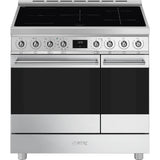 Smeg C92IPX2 85.3cm Electric Rangecooker with Double Oven and Induction Hob - Stainless steel