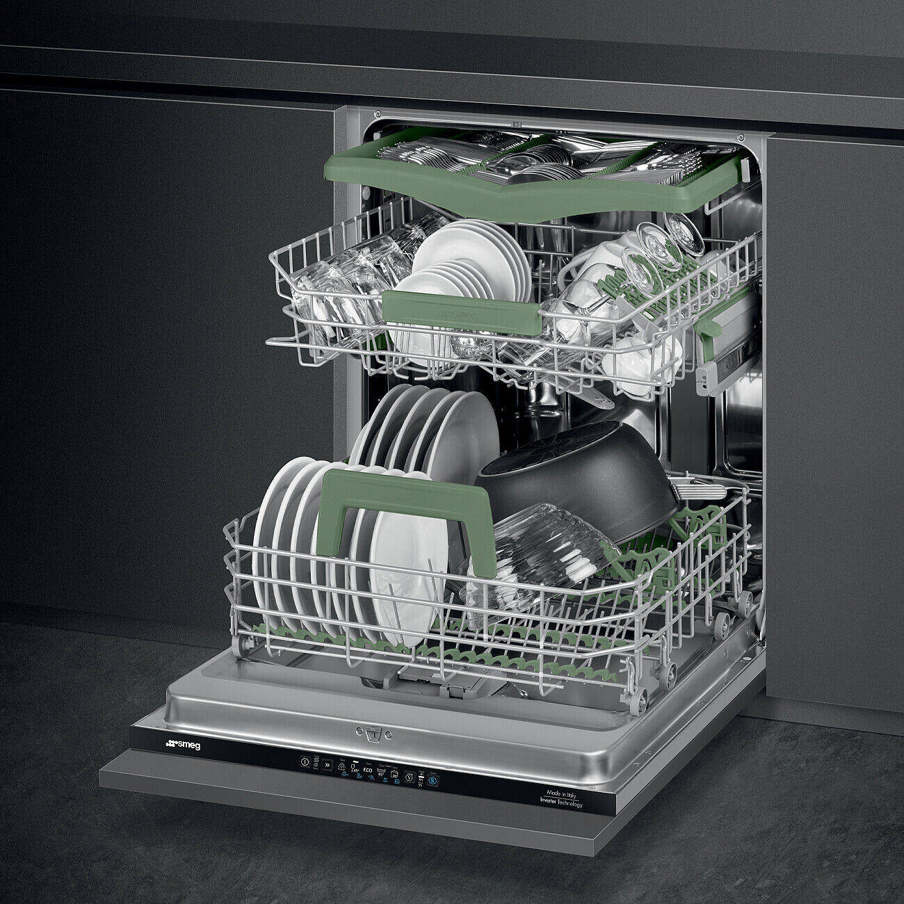 Smeg DIL331C Integrated Dishwasher - 13 Place Settings