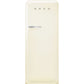 Smeg FAB28RCR6UK 60.1cm Fridge with Freezer Compartment - Cream
