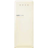 Smeg FAB28RCR6UK 60.1cm Fridge with Freezer Compartment - Cream