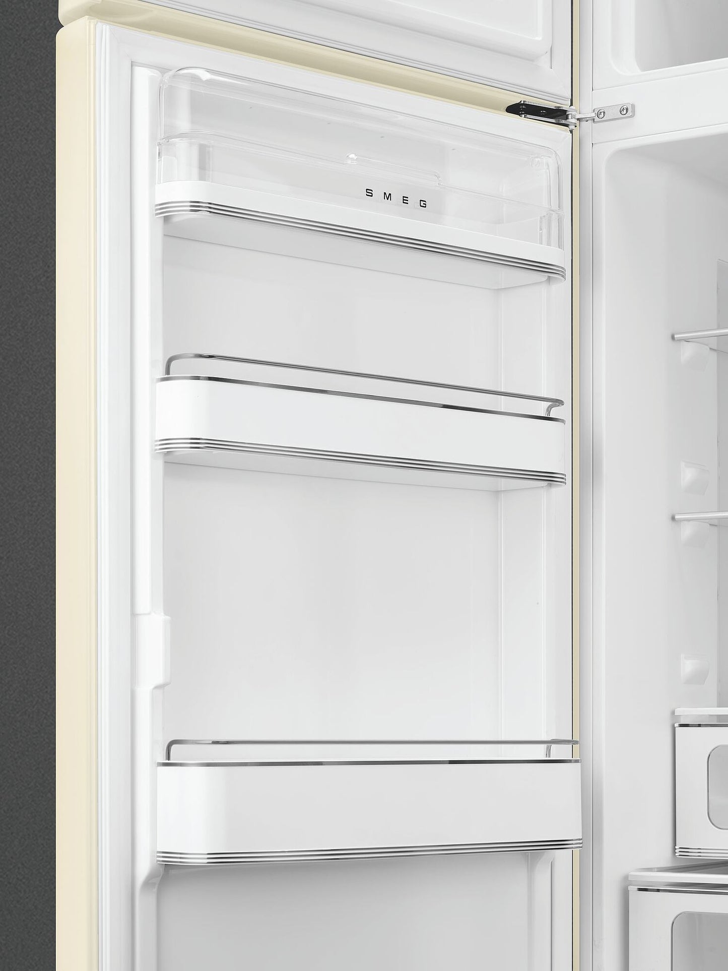 Smeg FAB30LCR6UK 60cm 75/25 Fridge Freezer - Cream