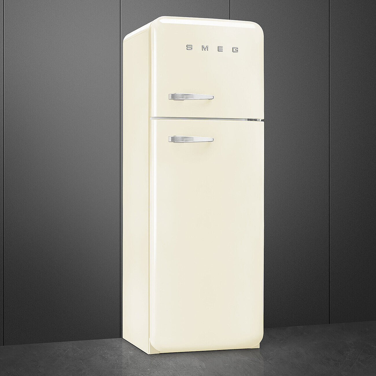 Smeg FAB30RCR6UK 60cm 75/25 Fridge Freezer - Cream