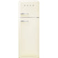 Smeg FAB30RCR6UK 60cm 75/25 Fridge Freezer - Cream