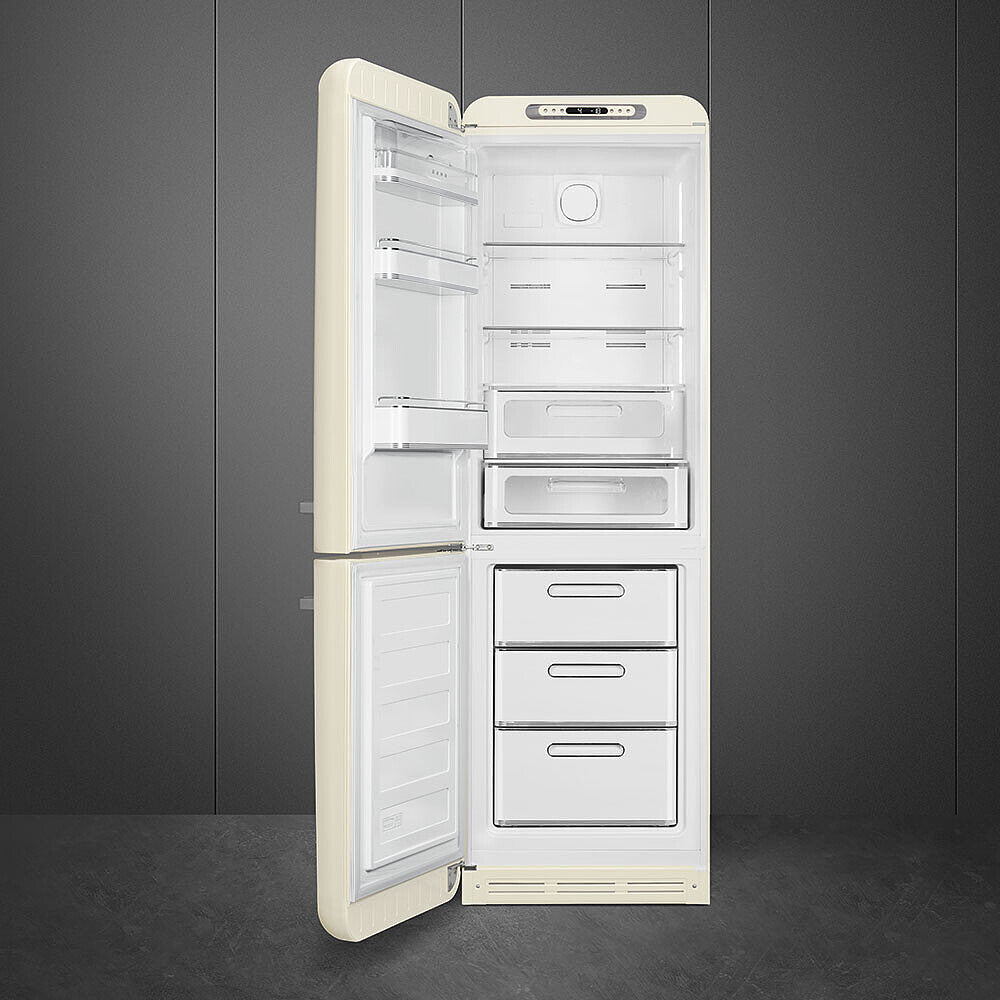 Smeg FAB32LCR6UK 60.1cm 70/30 Fridge Freezer - Cream