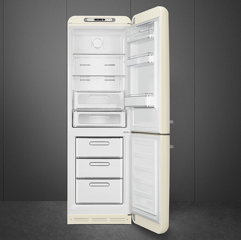 Smeg FAB32RCR6UK 60.1cm 70/30 Fridge Freezer - Cream