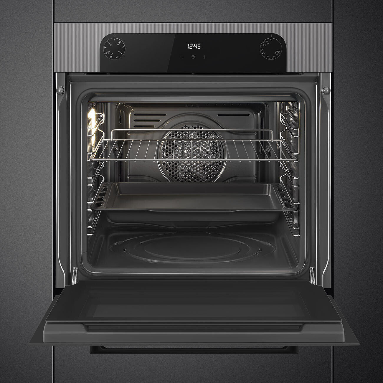 Smeg SF6200TSI 59.7cm Built In Electric Single Oven - Silver