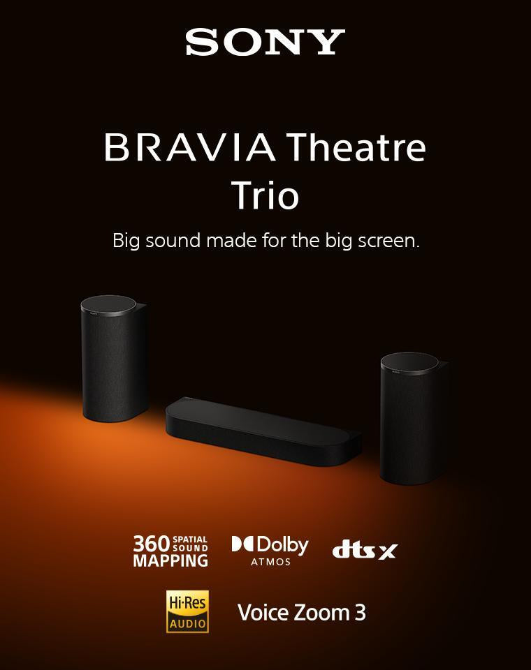 Sony BRAVIA 5.1ch - 7.1chBRAVIA Theatre Trio + SR Surround Sound by Dolby Atmos® - Black
