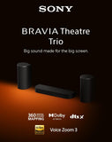 Sony BRAVIA 5.1ch - 7.1chBRAVIA Theatre Trio + SR Surround Sound by Dolby Atmos® - Black