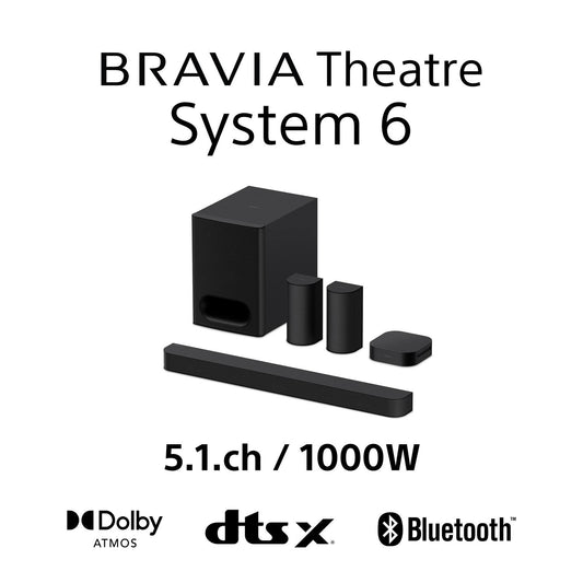 Sony HTS60.CEK 5.1ch BRAVIA Theatre System 6 Dolby Atmos® Home Theatre System - Black