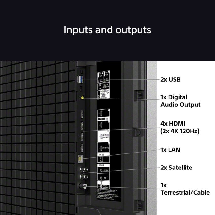 Sony K75XR90PU 75" 4K QLED TV