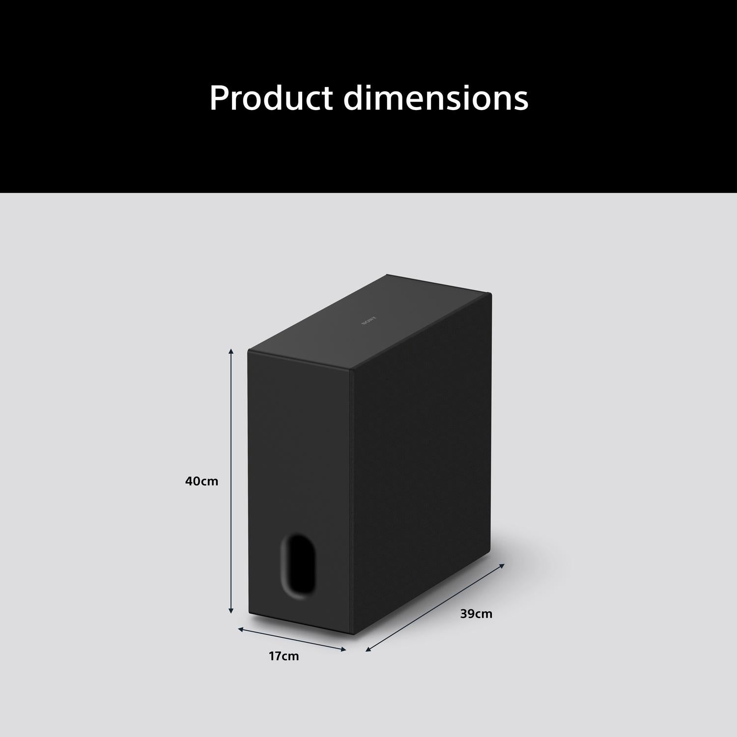 Sony SASW8.CEJ BRAVIA Theatre Sub 8 Wireless 300W Subwoofer - Black