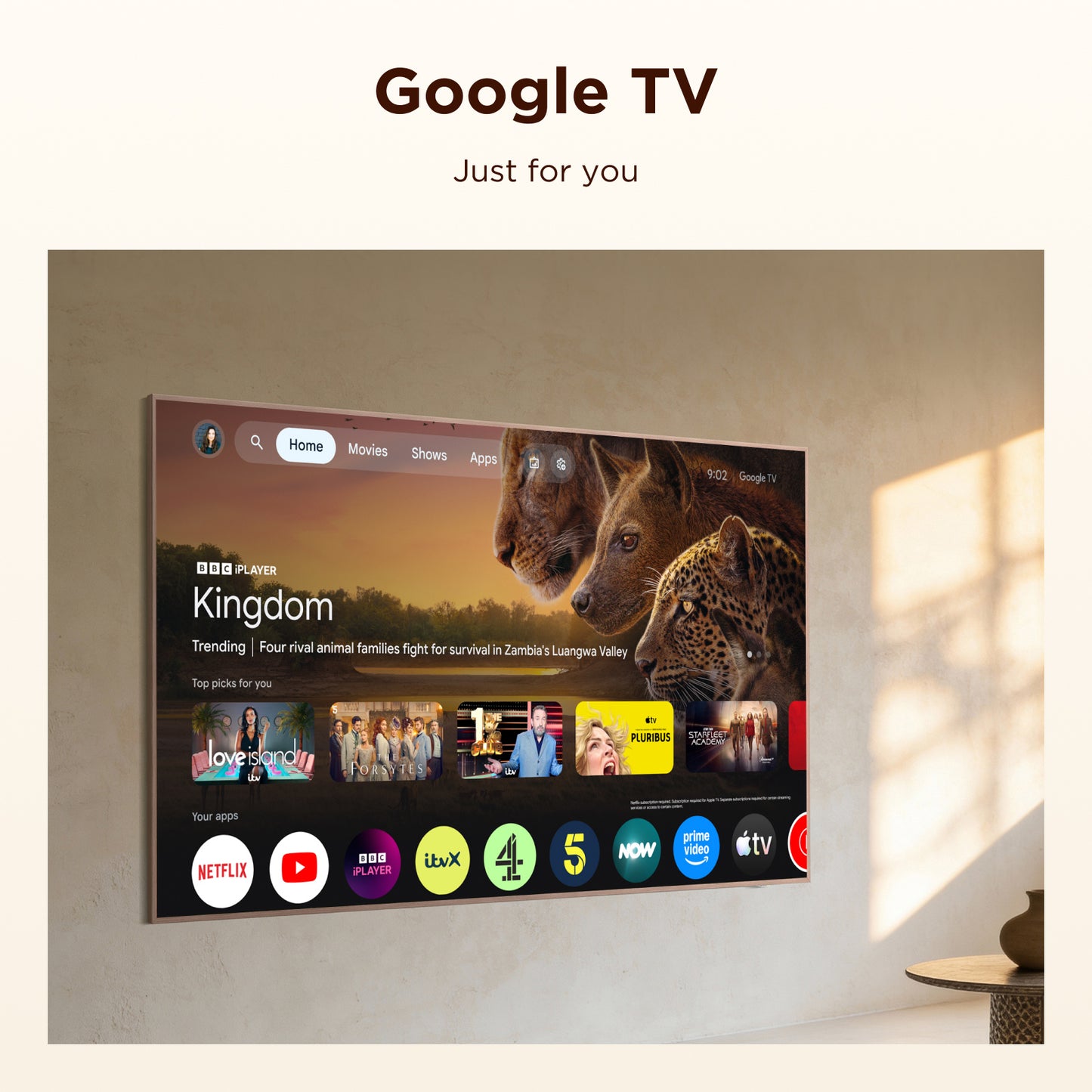 TCL 43A400 PRO-UK 43" 4K Ultra HD QD-MINI LED AI Art TV