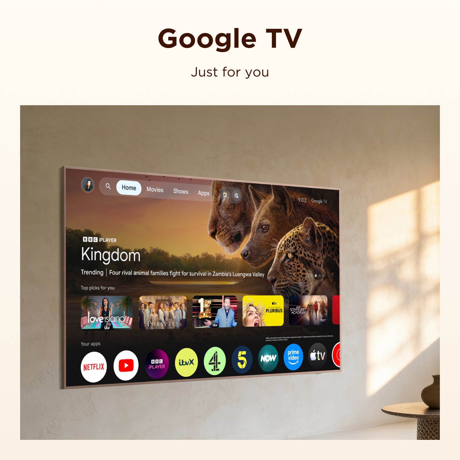 TCL 43A400 PRO-UK 43" 4K Ultra HD QD-MINI LED AI Art TV