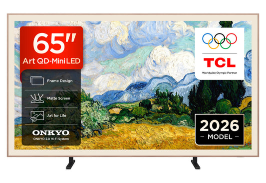 TCL 65A400 PRO-UK 65" 4K Ultra HD QD-MINI LED AI ART TV