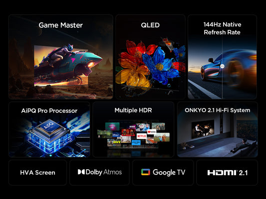 TCL 75T8C-UK 75" 4K QLED HDR Ultra HD Google TV