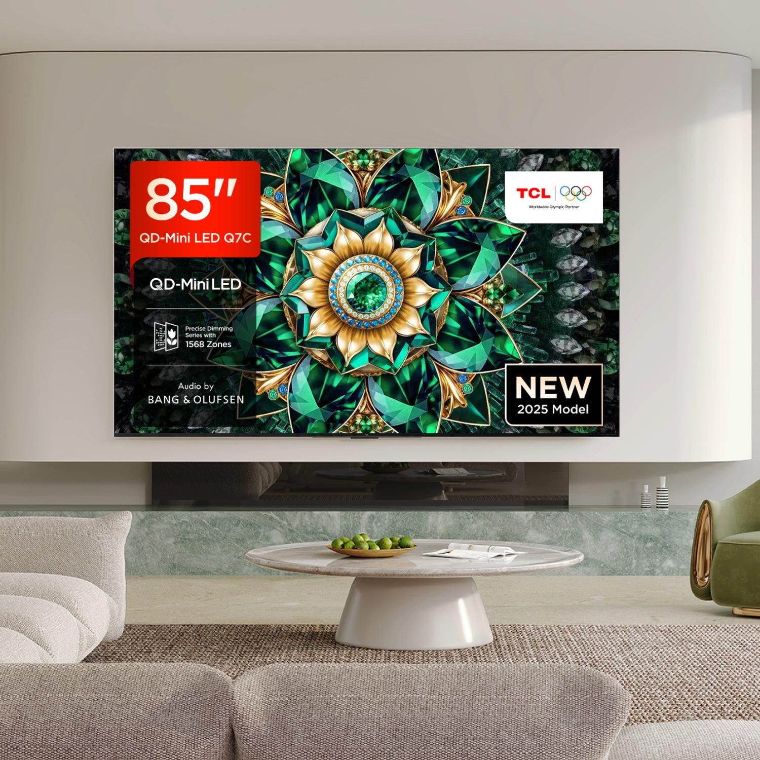 TCL 85Q7C-UK 85" 4K QD-Mini LED UHD Smart Google TV