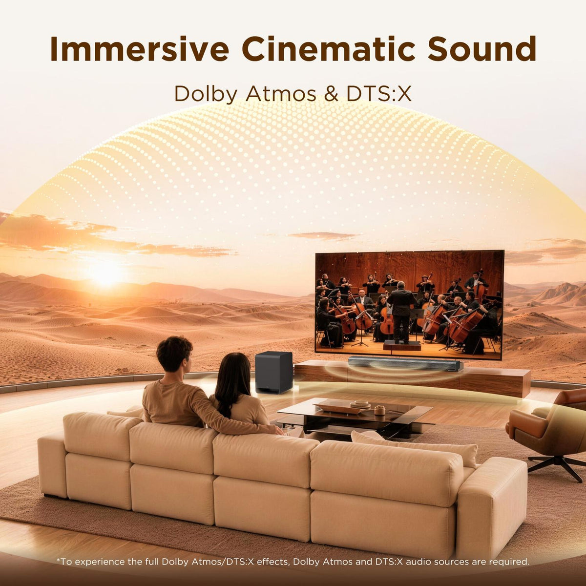TCL S60K-UK 3.1ch with wireless subwoofer Dolby Atmos - Black