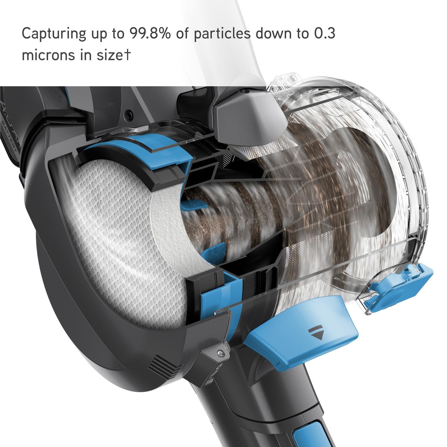 VAX CLSV-B4CA Blade 4 Classic Plus Cordless Vacuum Cleaner - Graphite/Blue