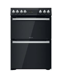 Hotpoint HDT67V9H2CB 60cm Double Oven Cooker