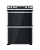Hotpoint HDT67V9H2CX 60cm Ceramic Double Electric Cooker